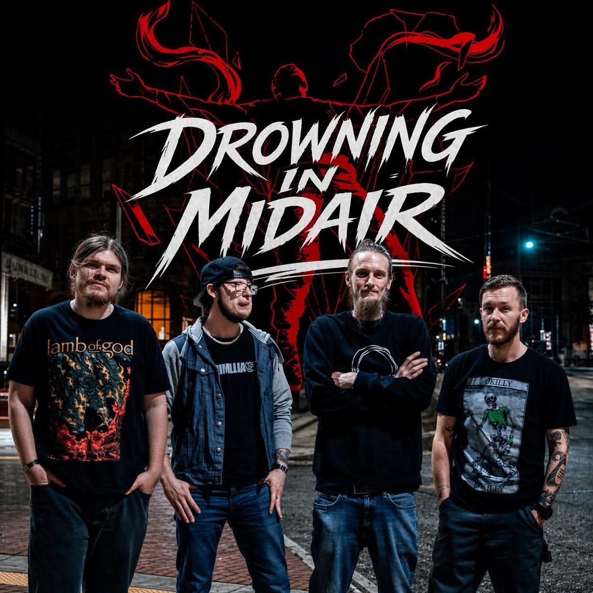 Drowning in Midair, all four members